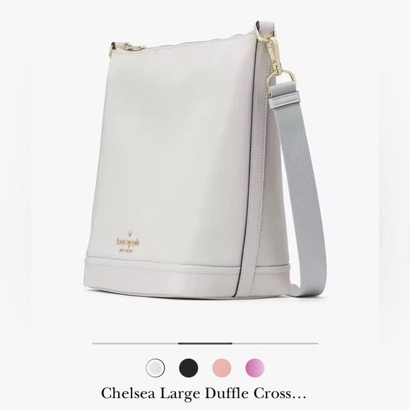 NWT Kate Spade Chelsea Duffle Crossbody - Grey - Picture 11 of 11